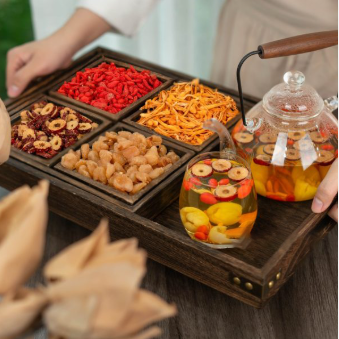 trà đông trùng tứ vị
