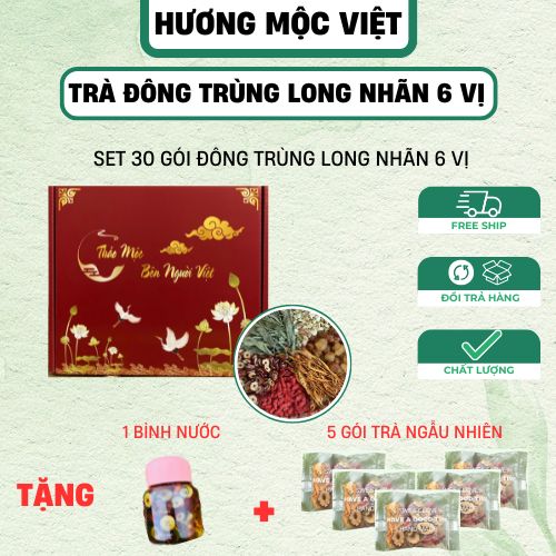 Trà đông trùng 6 vị