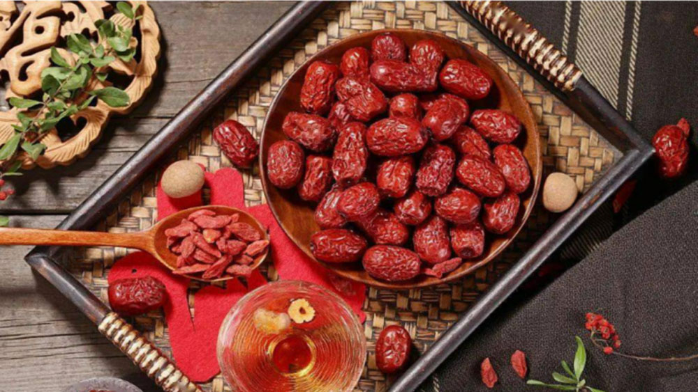 trà táo đỏ kỷ tử