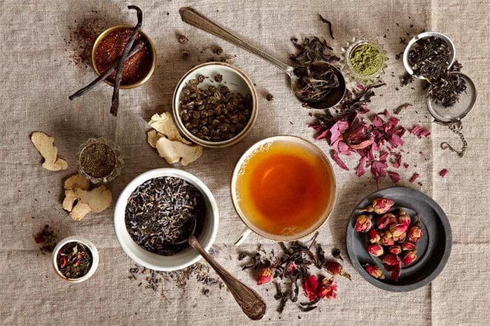 Trà thảo mộc khô